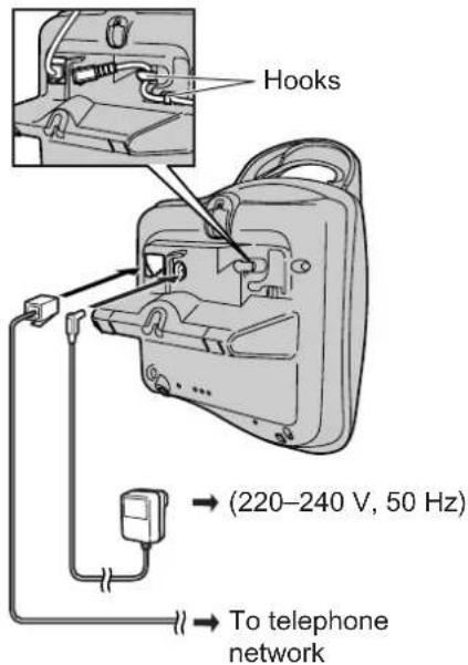 PANASONIC KX-TCD220E - Connections - 1