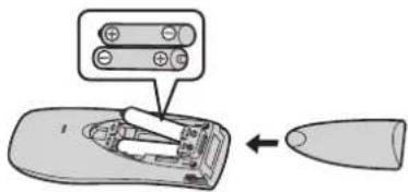 PANASONIC KX-TCD153G - Einsetzen des Akkus - 1