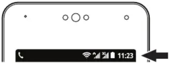 PANASONIC KX-PRX150G - Statusleiste - 1