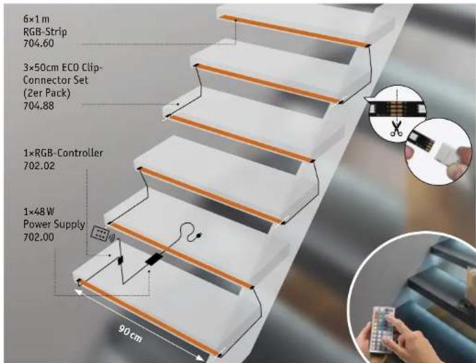 Paulmann 703.09 - YourLED ECO-Strips (12 V) - 4