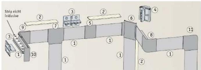 Paulmann 703.10 - Effektvolle Raumgliederung an Wand und Decke - 5