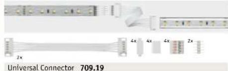 Paulmann 703.10 - Verbinder für alle MaxLED-Strips (24 V) - 5