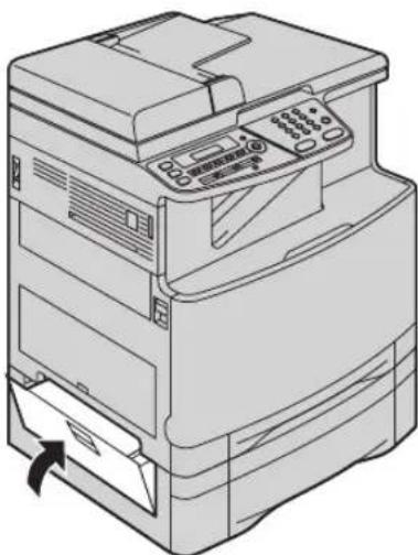 PANASONIC KX-MC6020G - Wenn sich das Papier am optionalen Papier-Eingabefach staut - 3
