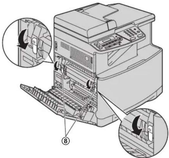 PANASONIC KX-MC6020G - Entfernen Sie das gestaute Papier. - 5