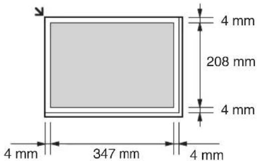 PANASONIC KX-MC6020G - Effektive Scanfläche - 1