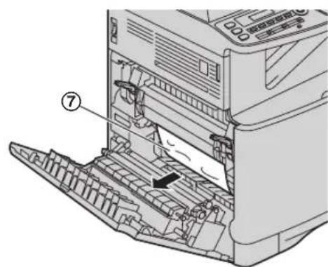 PANASONIC KX-MC6020G - Entfernen Sie das gestaute Papier. - 4