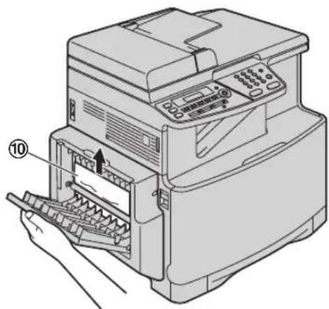 PANASONIC KX-MC6020G - Entfernen Sie das gestaute Papier. - 9