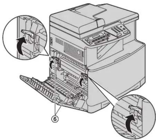 PANASONIC KX-MC6020G - Entfernen Sie das gestaute Papier. - 3