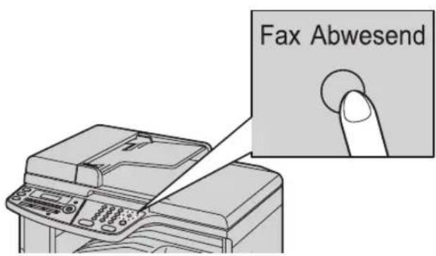 PANASONIC KX-MC6020G - Aktivieren des TEL-Modus - 1