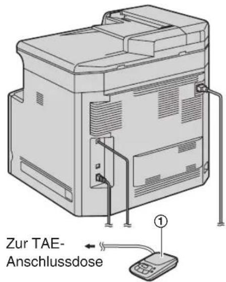 PANASONIC KX-MC6020G - Einrichten des Gerätes und eines Anrufbeantworters - 1