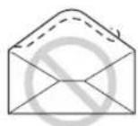 PANASONIC KX-MC6020G - Verwenden Sie nicht die folgenden Briefumschläge (weil sonst Papierstaus verursacht werden können): - 2