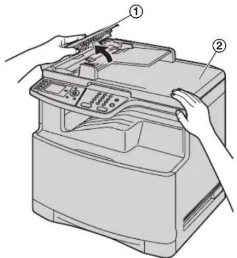 PANASONIC KX-MC6260 - Vorsicht: - 2