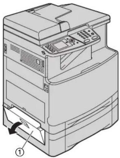 PANASONIC KX-MC6260 - Wenn sich das Papier am optionalen Papier-Eingabefach staut - 1