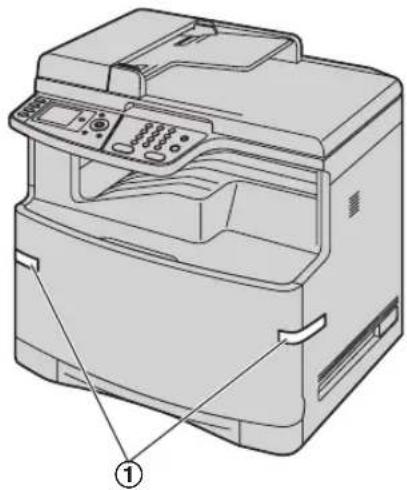 PANASONIC KX-MC6260 - Rückseite - 2