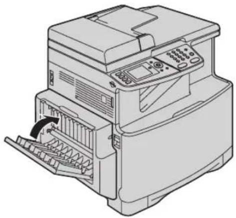 PANASONIC KX-MC6260 - Wenn sich das Dokument an der Papierausgabe der automatischen Duplexeinheit staut: - 2