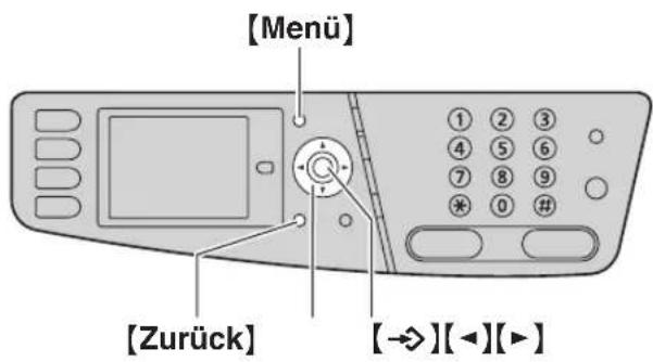 [Menü] [Zurück] [→][◀][▶]