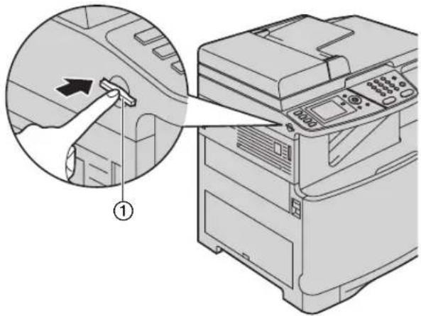 PANASONIC KX-MC6260 - SD-Karte entfernen - 1