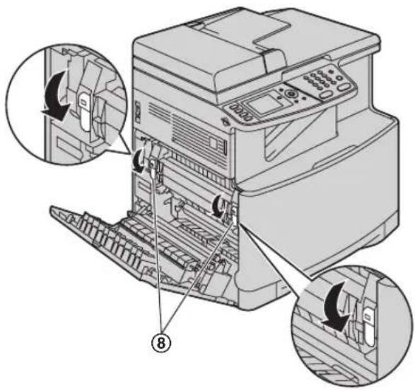 PANASONIC KX-MC6260 - Entfernen Sie das gestaute Papier. - 5