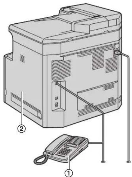 PANASONIC KX-MC6260 - Für den Fall, dass kein Faxsignalton erkannt wird: - 1