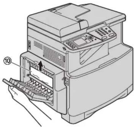 PANASONIC KX-MC6260 - Entfernen Sie das gestaute Papier. - 9