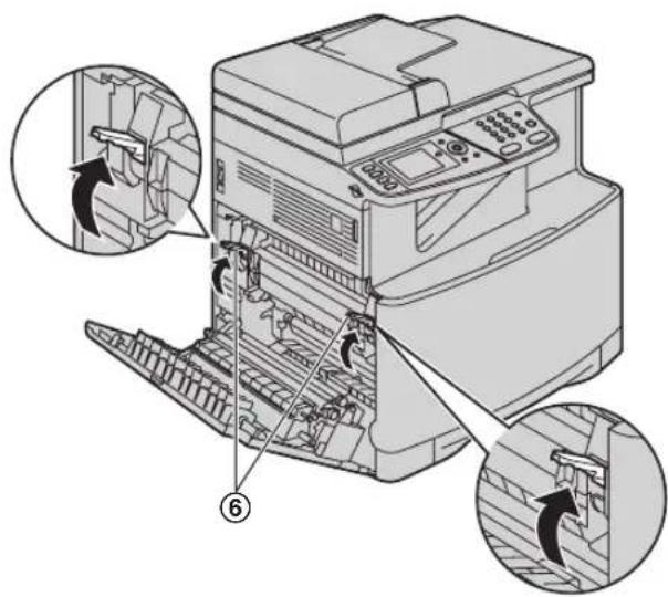 PANASONIC KX-MC6260 - Entfernen Sie das gestaute Papier. - 3