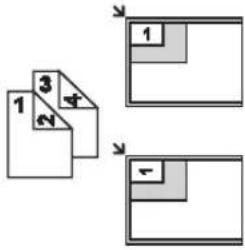 PANASONIC KX-MB781G - Kopieren 2-seitiger Dokumente auf 1 Seite (Kopierfunktion Quick ID) (nur Vorlagenglas des Scanners) - 2