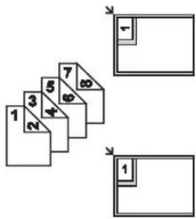 PANASONIC KX-MB781G - Kopieren 2-seitiger Dokumente auf 1 Seite (Kopierfunktion Quick ID) (nur Vorlagenglas des Scanners) - 5