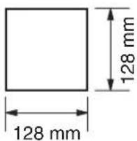 128 mm 128 mm