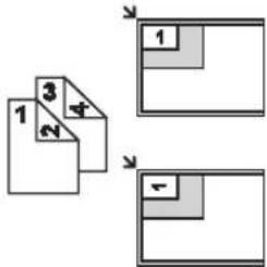 PANASONIC KX-MB778 - Kopieren 2-seitiger Dokumente auf 1 Seite (Kopierfunktion Quick ID) (nur Vorlagenglas des Scanners) - 2