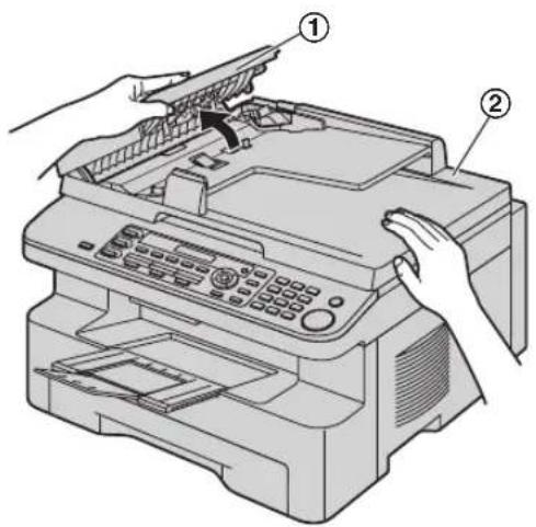 PANASONIC KX-MB778 - Reinigung der Rollen des Dokumenteneinzugs - 1