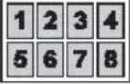 PANASONIC KX-MB778 - Kopieren mehrerer Seiten auf 1 Seite (Funktion N in 1) - 8
