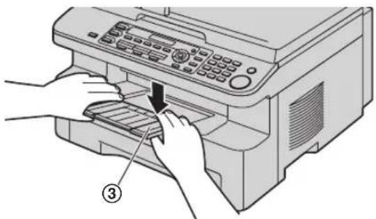 PANASONIC KX-MB778 - Wenn die Verlängerung nicht fixiert ist - 2