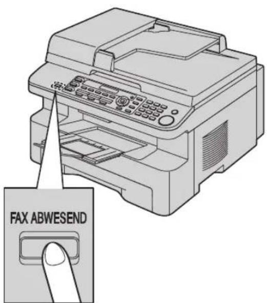 PANASONIC KX-MB778 - Aktivieren des TEL-Modus - 1