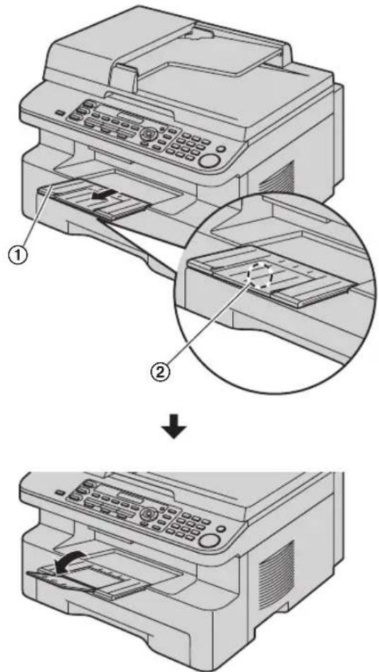 PANASONIC KX-MB778 - Ausgabefach - 1