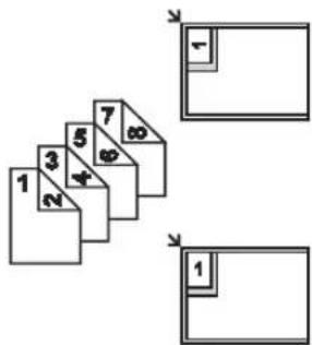 PANASONIC KX-MB778 - Kopieren 2-seitiger Dokumente auf 1 Seite (Kopierfunktion Quick ID) (nur Vorlagenglas des Scanners) - 5
