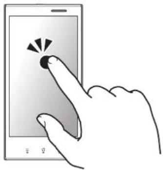 PANASONIC Eluga EB-3901 - Tippen und Halten Blättern - 1