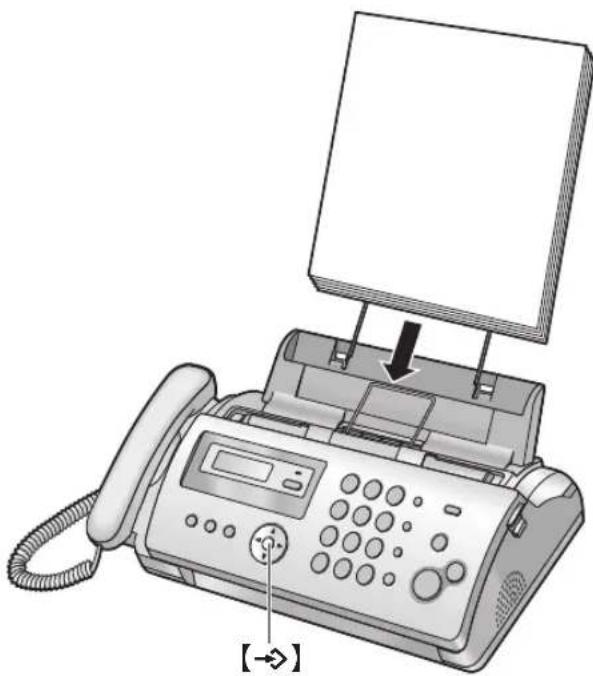 PANASONIC KX-FP215G - Wenn das Aufzeichnungspapier nicht einwandfrei vom Gerät eingezogen wird - 1