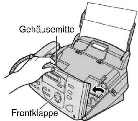 PANASONIC KX-FP155G - Empfangspapierstau beim Empfang - 1
