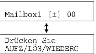 PANASONIC KX-FP155G - Aufzeichnen einer Kurznachricht (MEMO) in der Mailbox - 2