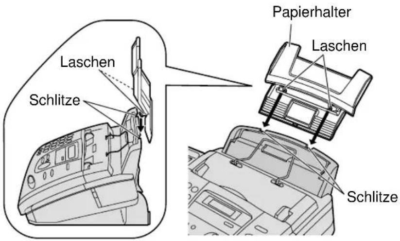 PANASONIC KX-FP155G - Papierhalter - 1