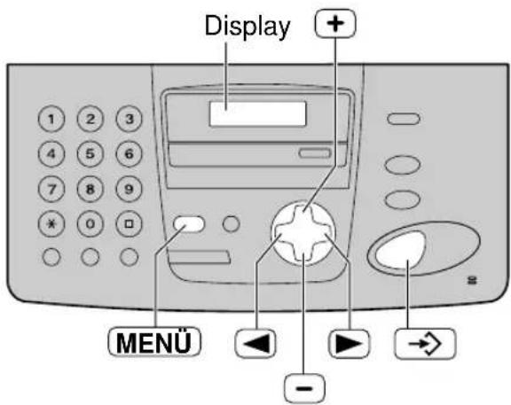 PANASONIC KX-FP155G - Datum und Uhrzeit einstellen - 1