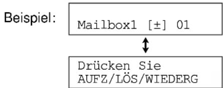 PANASONIC KX-FP155G - Löschen aller in der Mailbox vorhandenen Nachrichten - 1