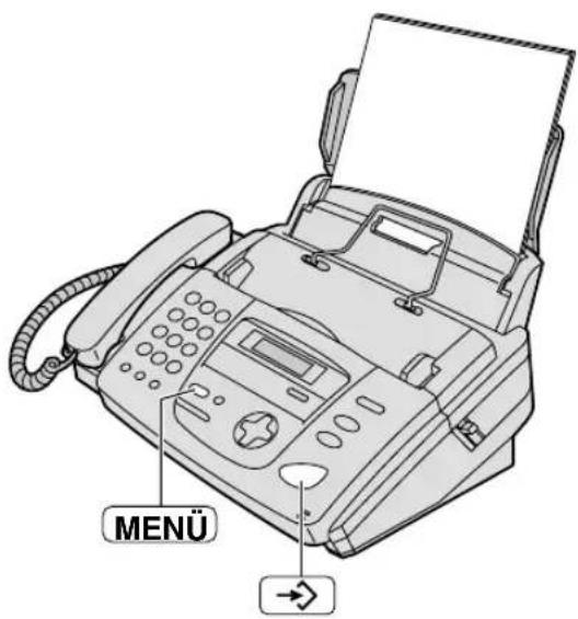 PANASONIC KX-FP155G - (Abrufen eines Dokumentes, das in einem anderen Faxgerät bereitliegt) - 1
