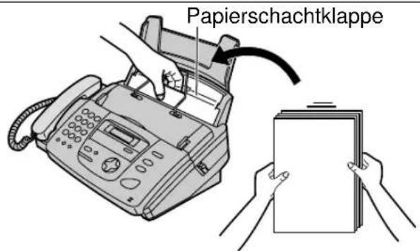 PANASONIC KX-FP155G - Empfangspapier nachlegen - 1
