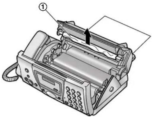 PANASONIC KX-FP145G - When the recording paper has jammed in the unit - 6
