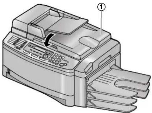 PANASONIC KX-FLB851G - Weiße Platte und Vorlagenglas des Scanners - 4
