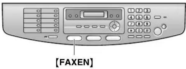 PANASONIC KX-FLB851G - Wechseln in den Fax-Modus - 1