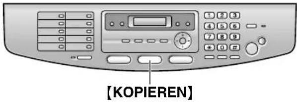 PANASONIC KX-FLB851G - Wechseln in den Kopier-Modus - 1