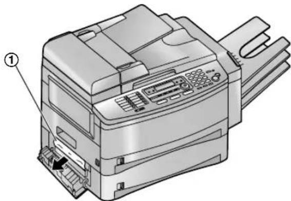 PANASONIC KX-FLB851G - Wenn der Papierstau in der Nähe des optionalen Eingabefachs auftritt - 3