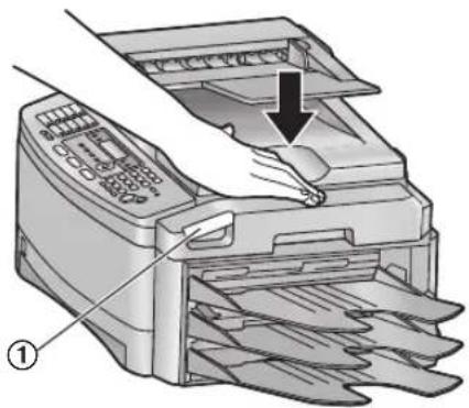 PANASONIC KX-FLB851G - Fall 3: Wenn sich das Aufzeichnungspapier in der Nähe des Ausgabefachs staut: - 3